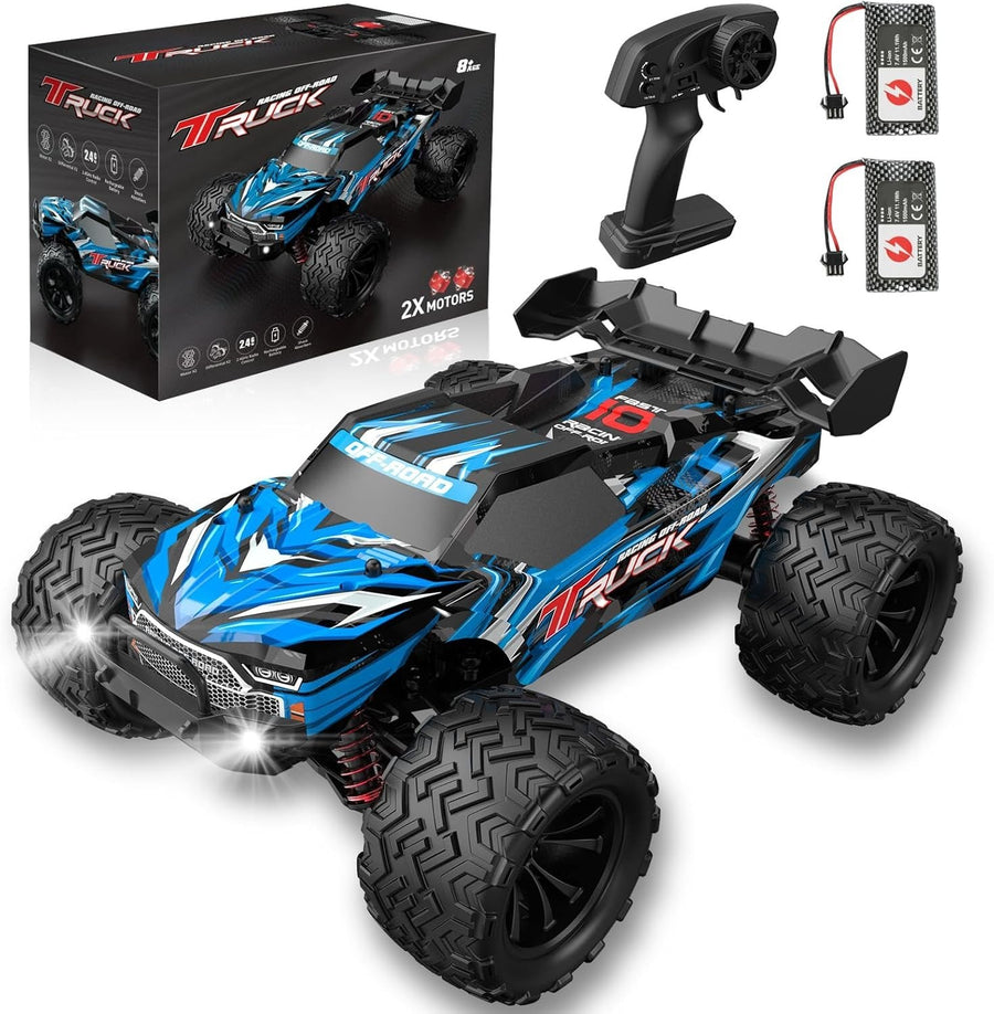 1:16 4WD High Speed RC Car 40KM/H Off-Road Monster Truck 2 Batteries for Kids