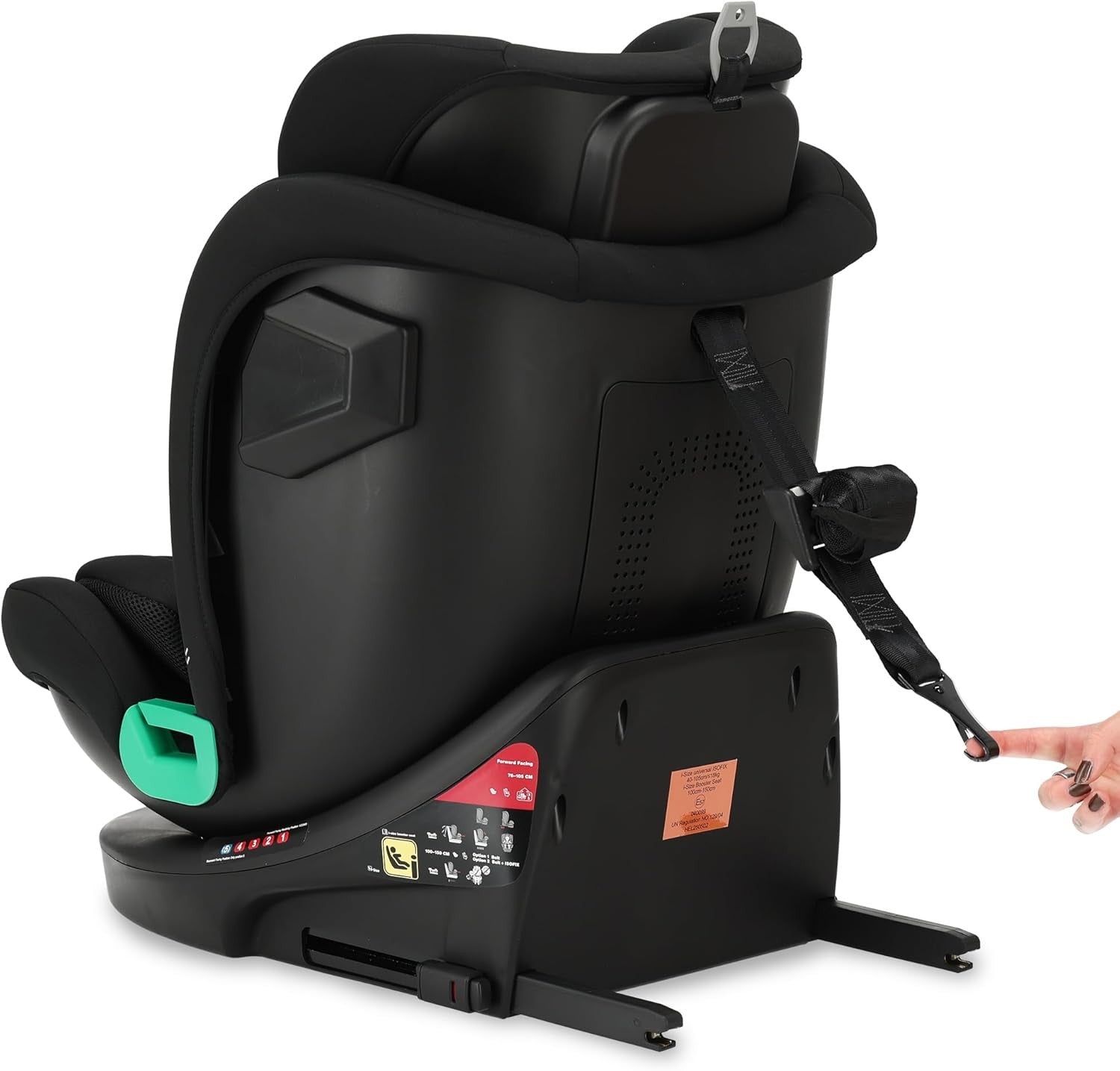 i-Size Baby Car Seat 40–150cm ISOFIX Rear & Forward Facing Toddler Seat