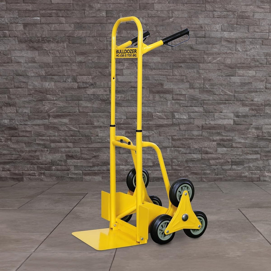 200kg Stair Climbing Hand Truck Tri Wheel Heavy Duty Steel Trolley
