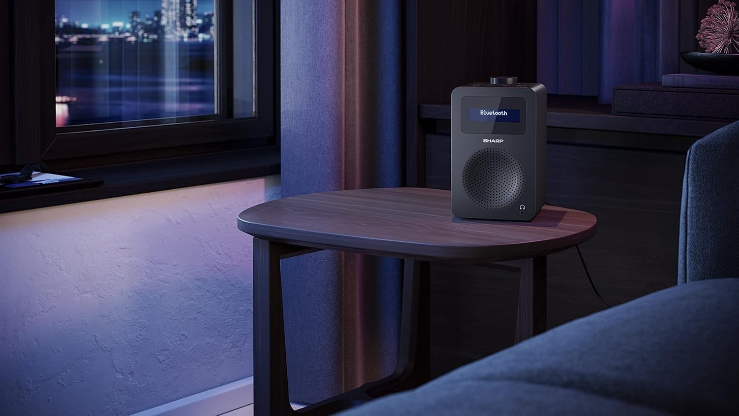 Digital DAB+ Radio with Bluetooth 5.0 | Dual Alarm, FM, 40 Presets