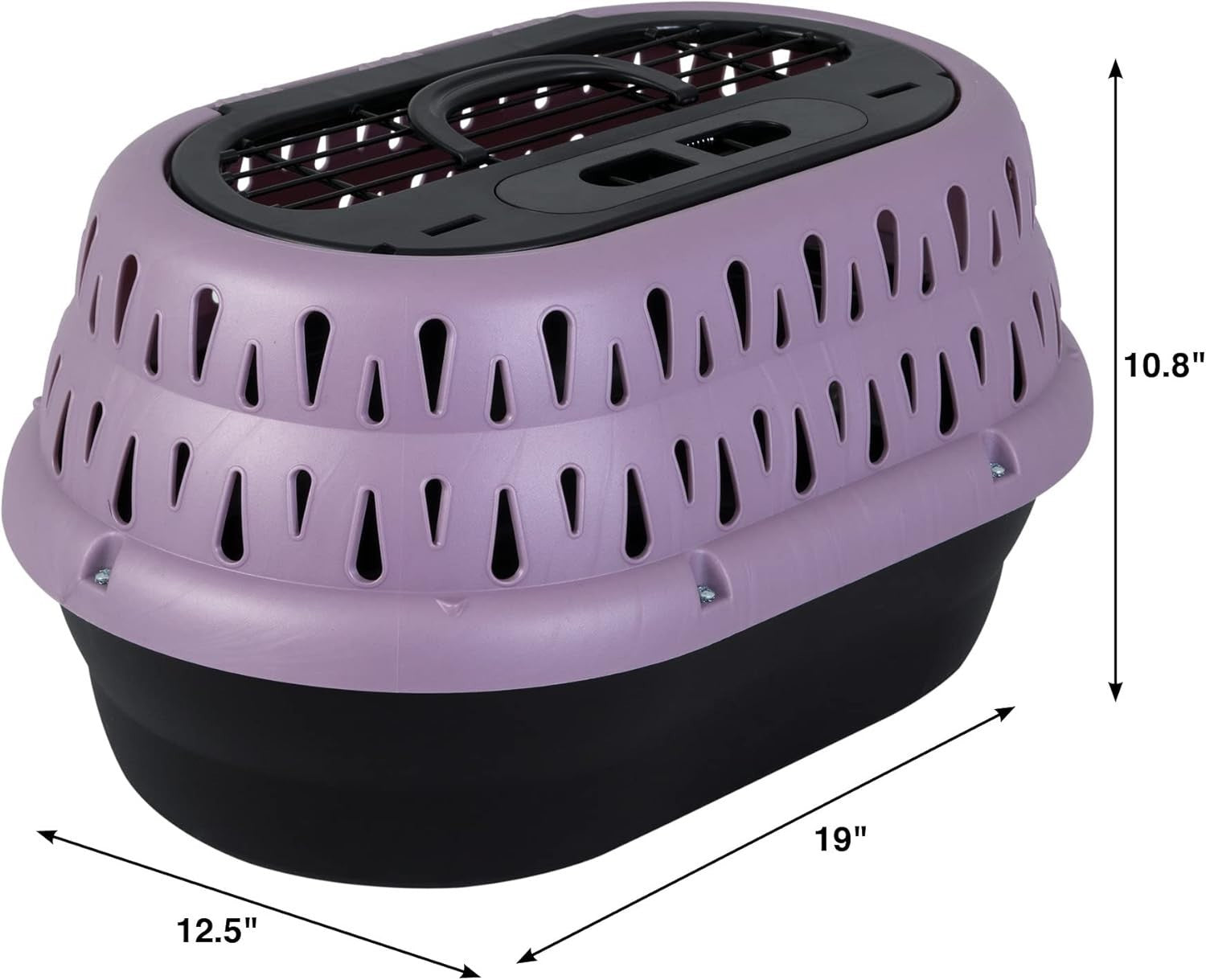Top Load Cat Carrier Crate 19" Small Pet Travel Kennel Airline Approved