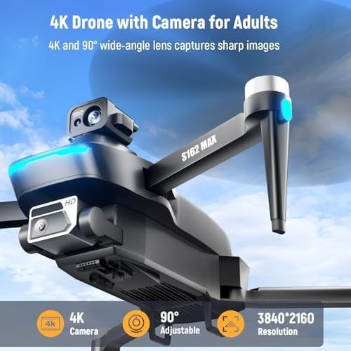 4K GPS Drone with Camera, 360° Obstacle Avoidance, Brushless Motor  249g