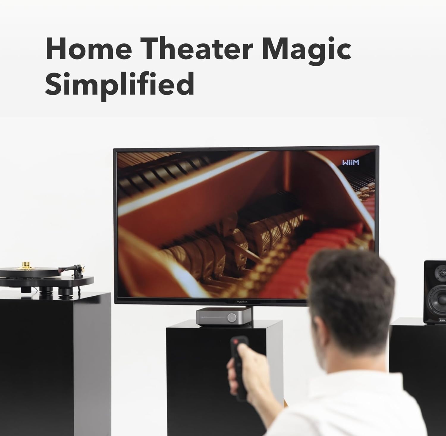 Streaming Amplifier 120W HDMI ARC Multiroom WiFi Bluetooth Voice Control