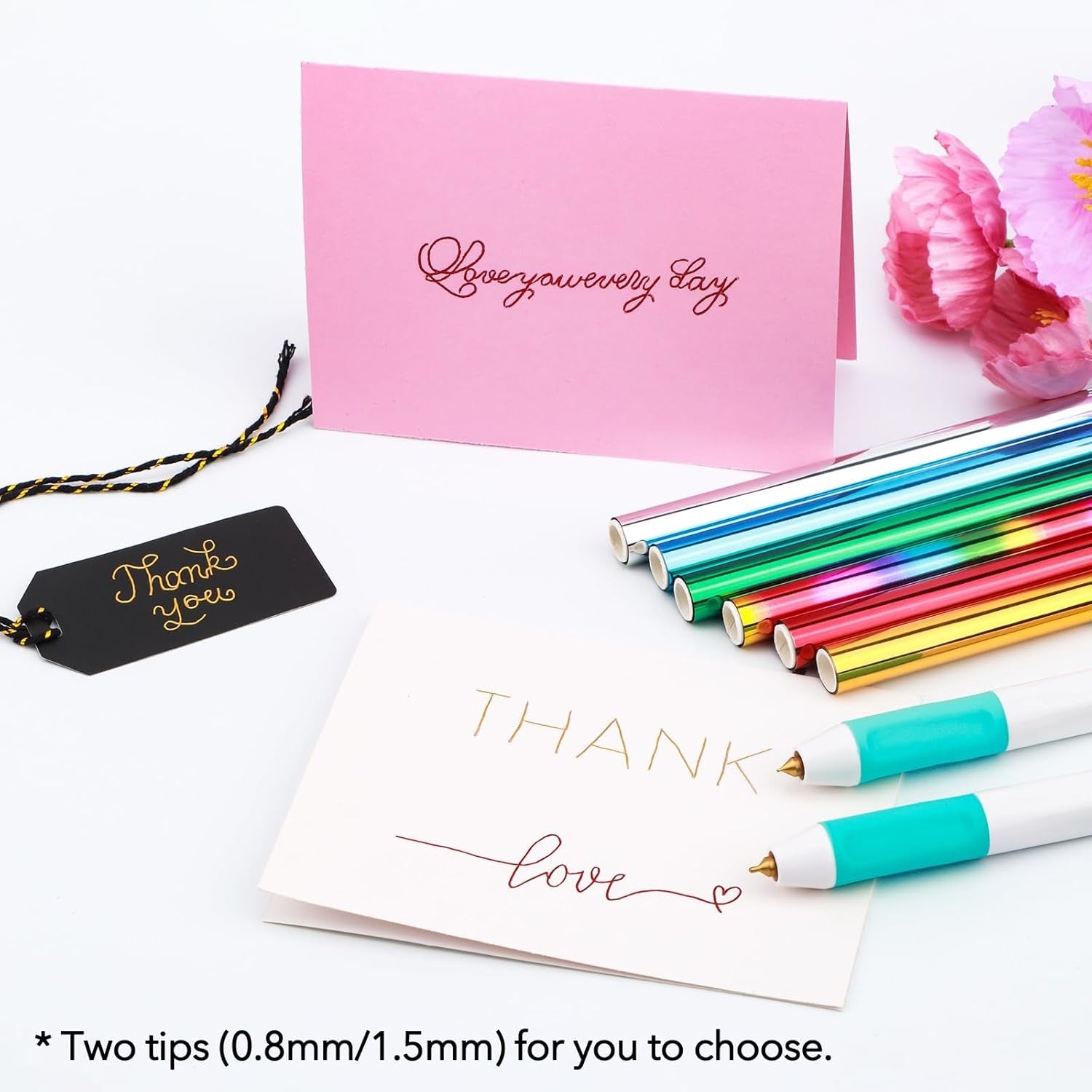 Hot Foil Pen Kit USB Heat Transfer Pens for Card Making Scrapbooking Crafts