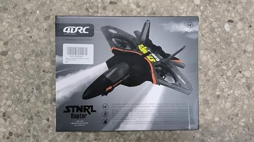 4DRC V17 RC Plane Quadcopter with 360° Flips, Gravity Sensing & LEDs