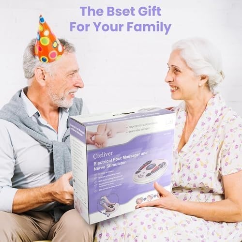 Cordless EMS & TENS Foot Massager for Pain Relief & Circulation Boost