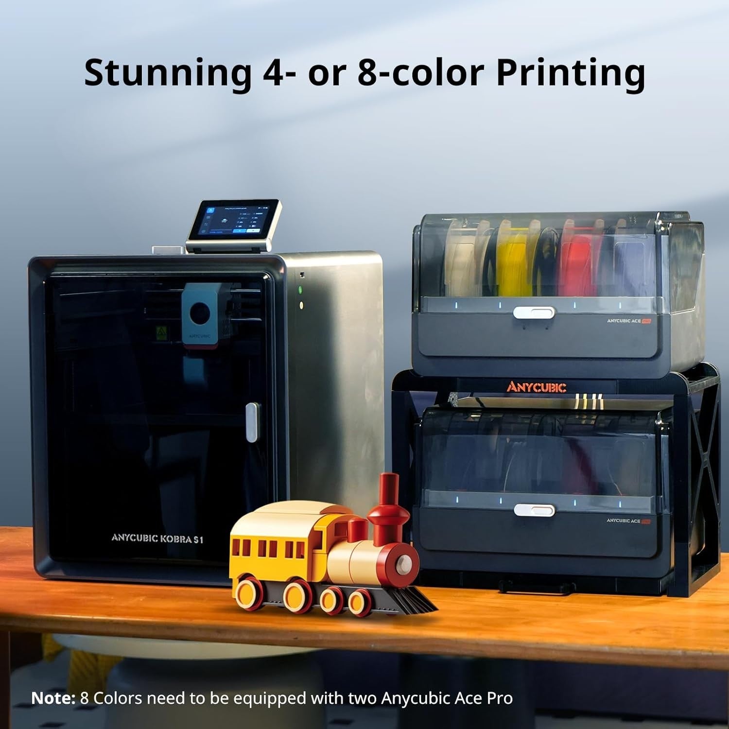 High Speed CoreXY Multicolor 3D Printer Enclosed 600mm/s Drying