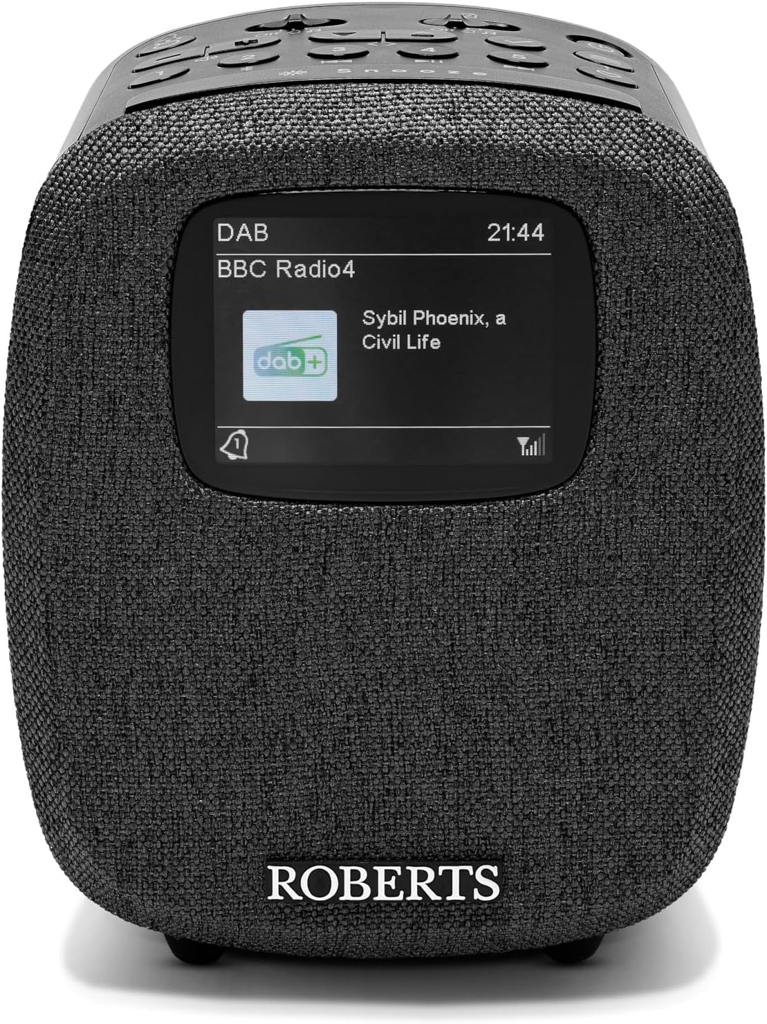 DAB Digital Clock Radio Bluetooth Black Colour Display Dual Alarm Bedside