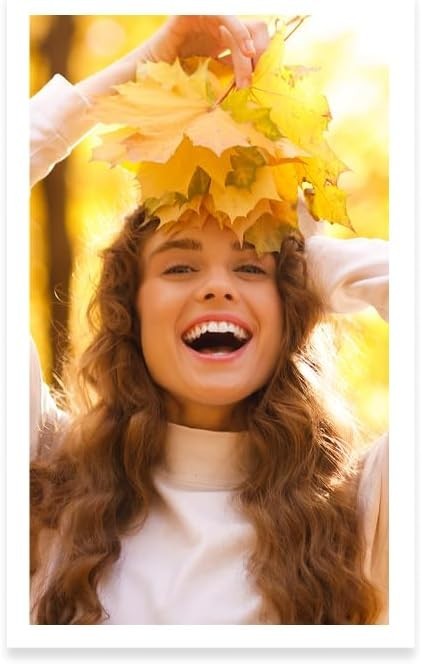 2-in-1 Instant Camera Photo Printer 4PASS Bluetooth Yellow 8 Sheets