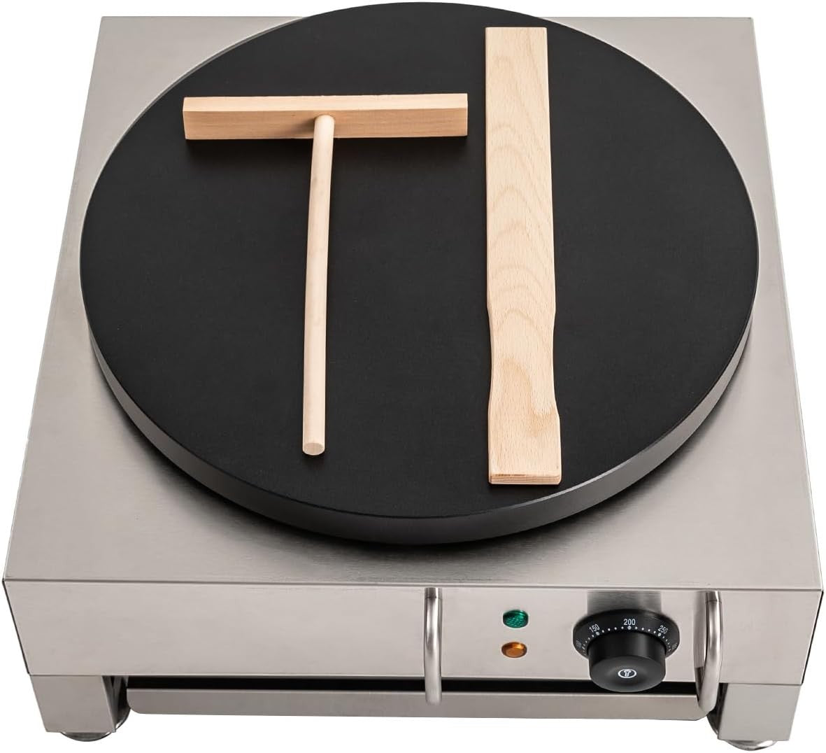 16" 2.8KW Electric Crepe Maker Non-Stick Commercial Pancake Griddle