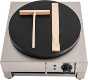 16" 2.8KW Electric Crepe Maker Non-Stick Commercial Pancake Griddle