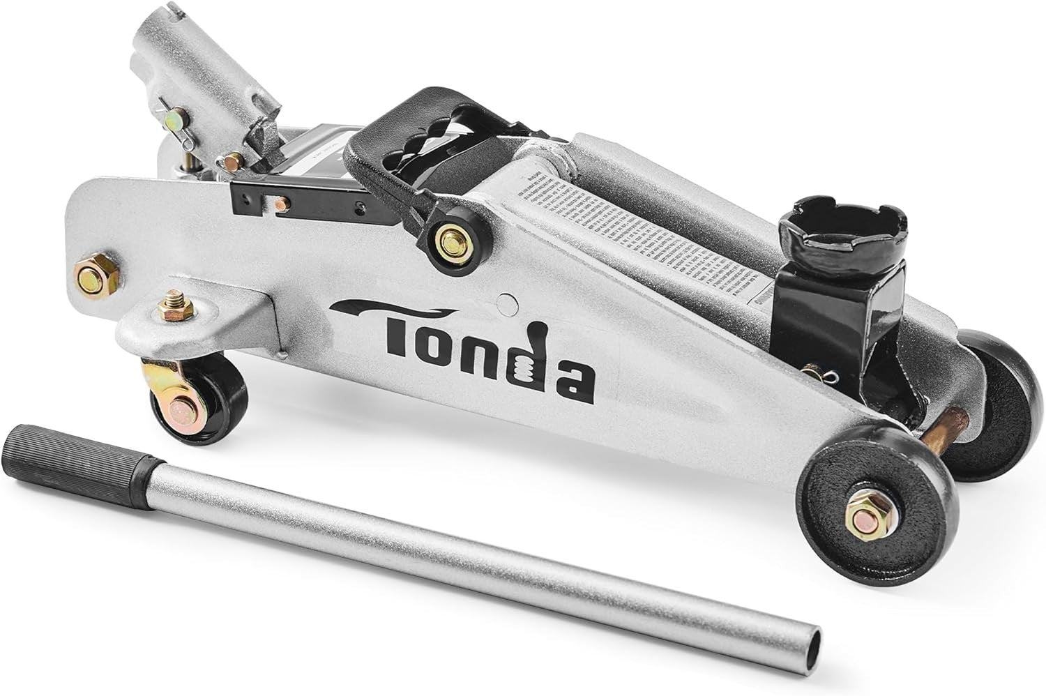 2 Ton Hydraulic Trolley Jack Compact Car Floor Jack 4.9–11.8" Lift for Sedans