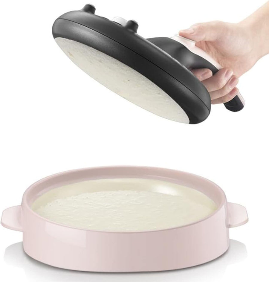 20cm Electric Crepe & Mini Pizza Maker 600W | Non-Stick 3-Level Heat