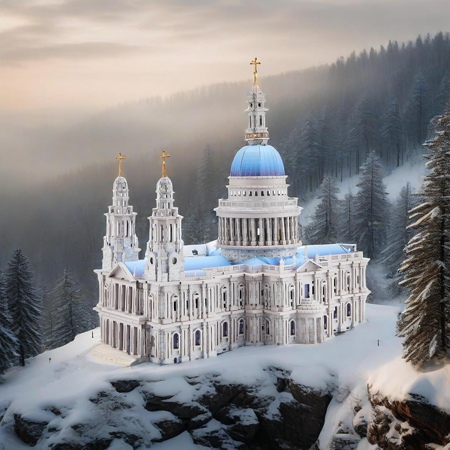 3D Metal Puzzle St Paul's Cathedral Model Kit | 639pcs DIY Gift for Adults