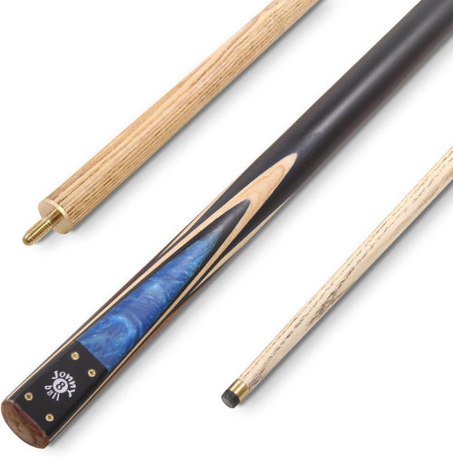 57in Snooker Pool Cue Ash Grain Rosewood Splice 9mm Tip 2pc