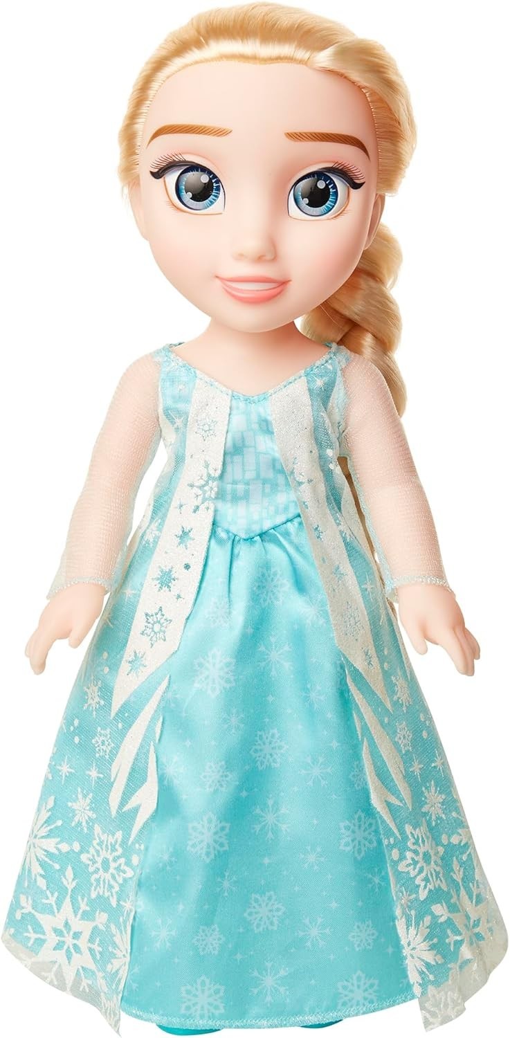 14in Ice Queen Fashion Doll Glitter Cape Braided Hair Toy