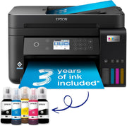 A4 Wi-Fi Ink Tank Printer Black | Duplex Copy Scan ADF High Yield