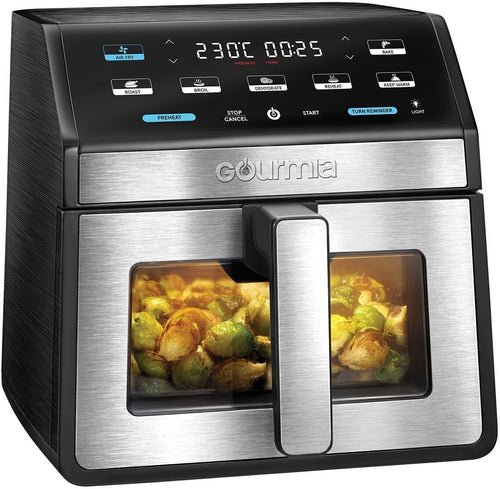 Large Air Fryer 7.6L | Window & Light Digital Display | 7 Presets Fast Cooking