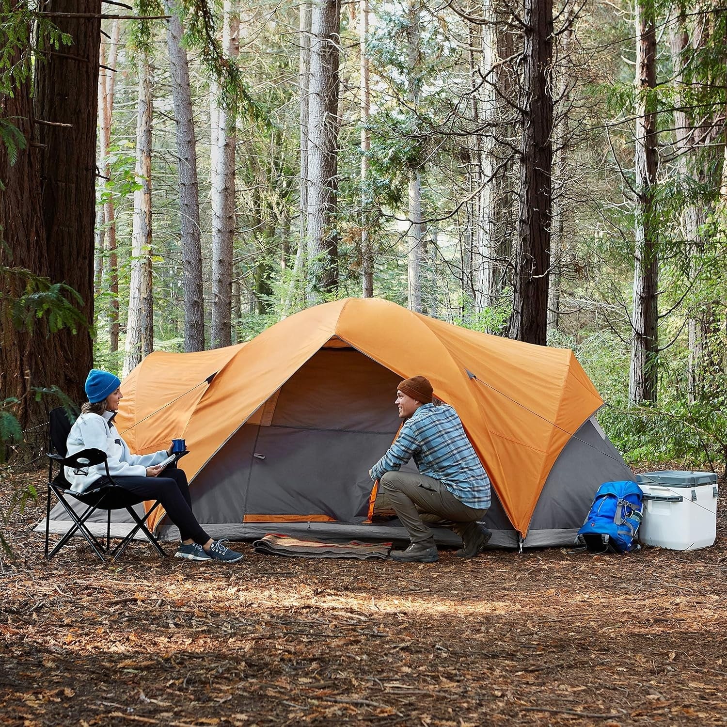 8 Person Dome Camping Tent Waterproof 3 Season Family