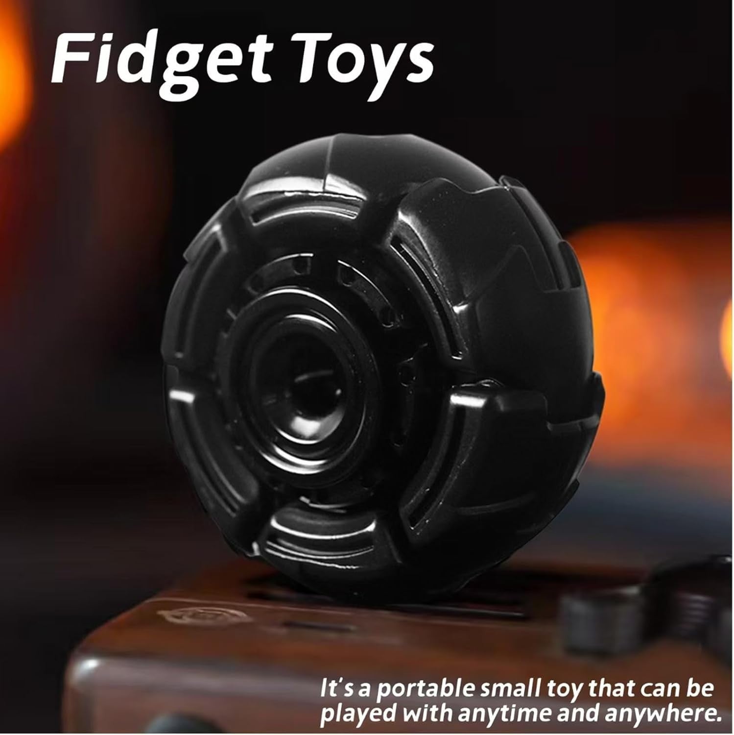 Metal EDC Fidget Slider Stress Relief ADHD Pocket Click Toy Adults