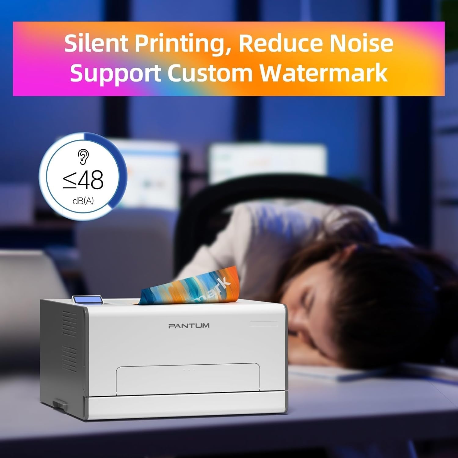 Wireless Colour Laser Printer White A4 20ppm Duplex USB Wi-Fi Ethernet