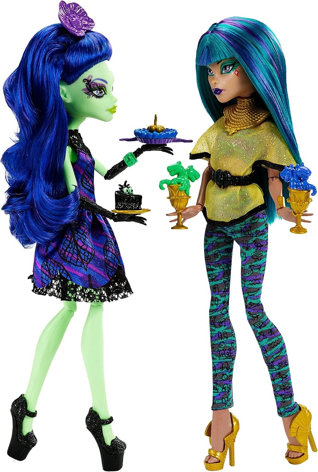Collector Fashion Doll 2 Pack Midnight Style Accessories Treats Set