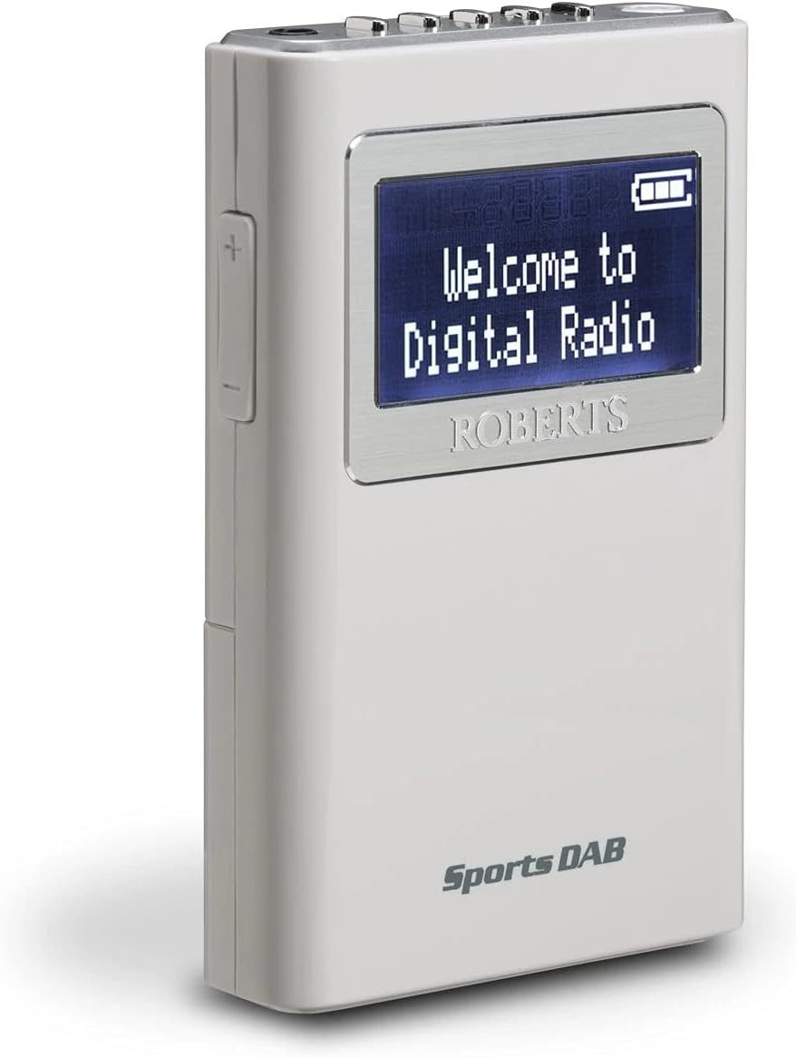 Portable DAB/DAB+/FM Pocket Radio with 10 Presets & Headphones
