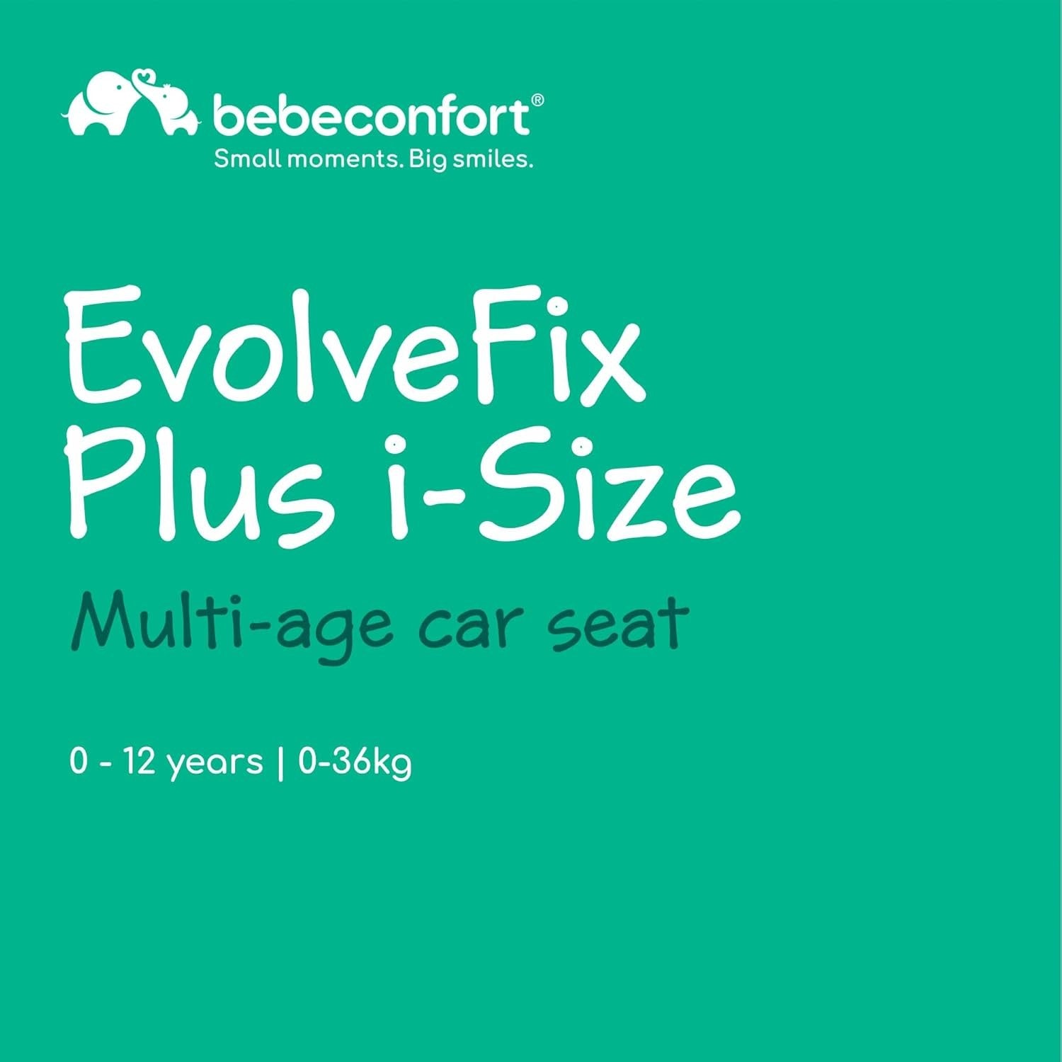 360° Swivel ISOFIX i-Size Car Seat 0–12 Years Rear & Forward