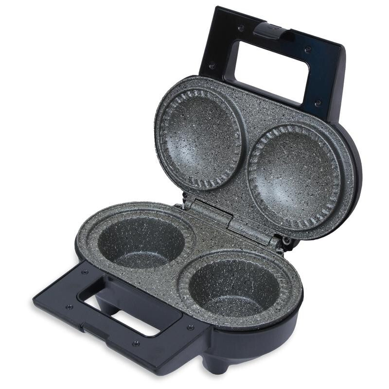 Double Pie Maker 1000W Electric Non-Stick Marble Deep Fill Cooker