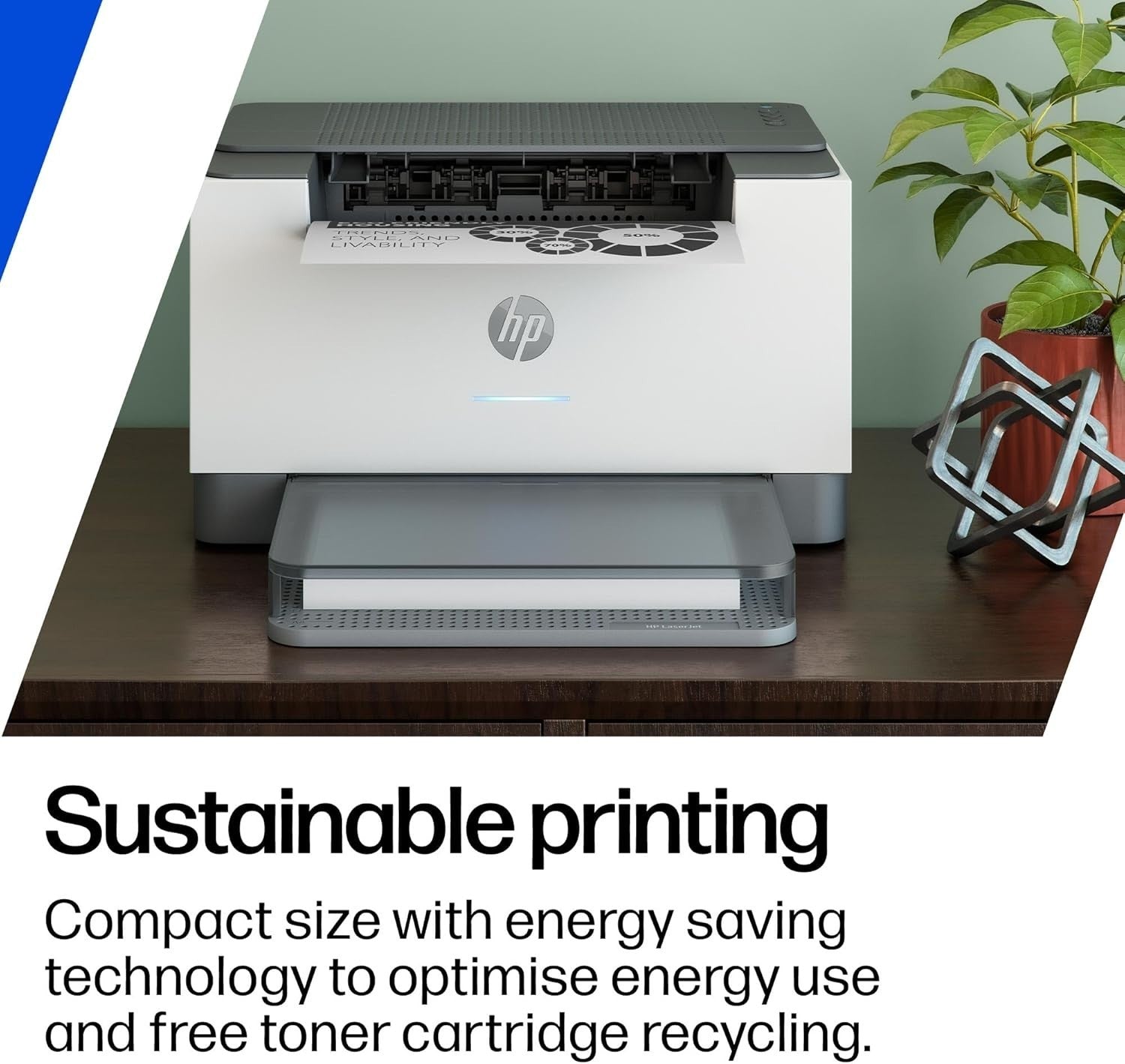 White Mono Laser Printer A4 Wireless Duplex 30ppm Small Office Home