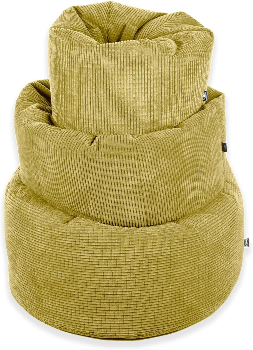 Giant Corduroy Bean Bag Chair Adult Size Soft Filled Lounge Seat UK