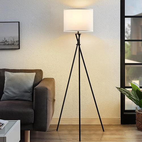 Tripod Floor Lamp Standing Light with Foot Switch Modern Living Room