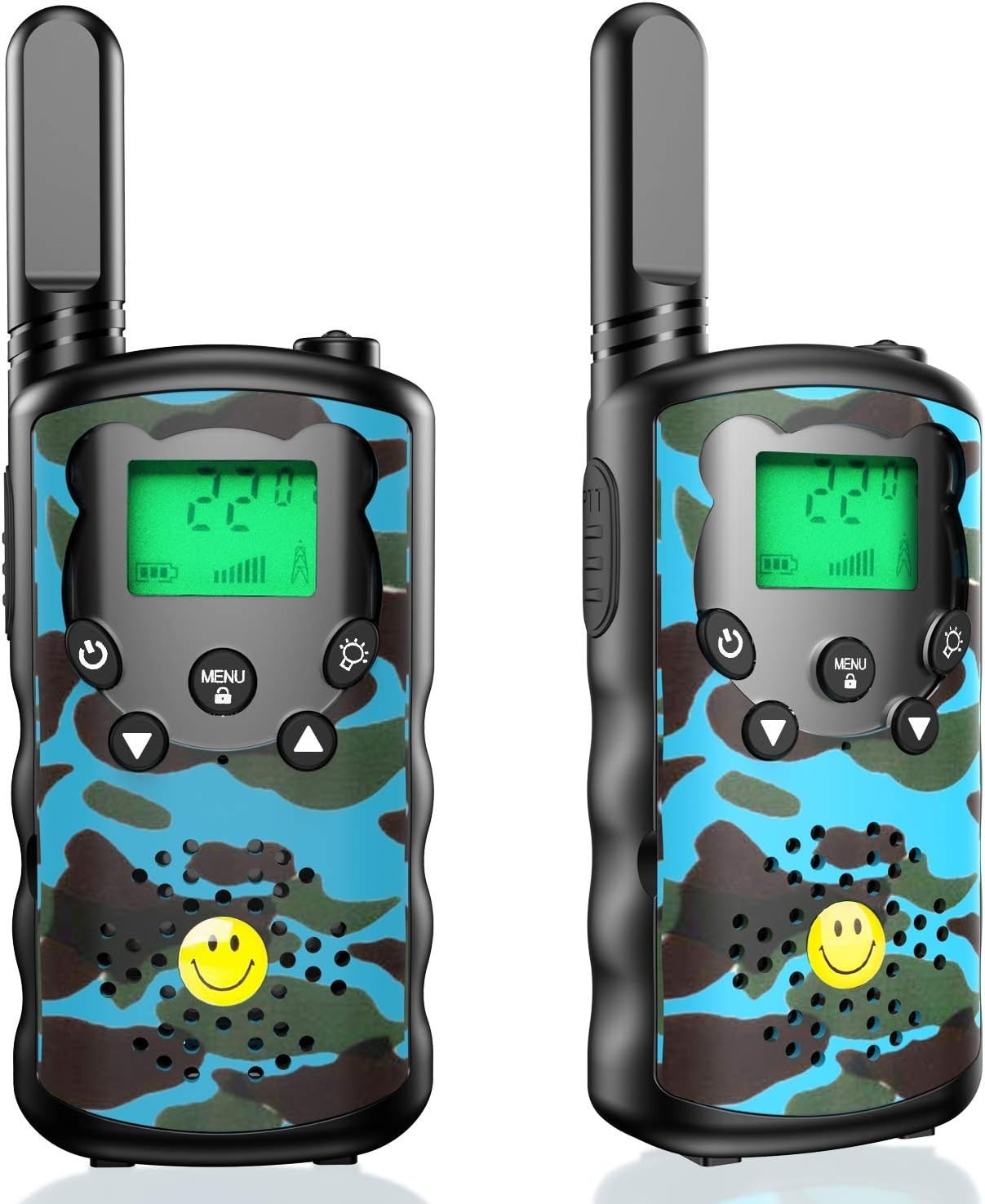 Kids & Adults Walkie Talkies 4 Mile Long Range 8 Channel 2 Way Radios