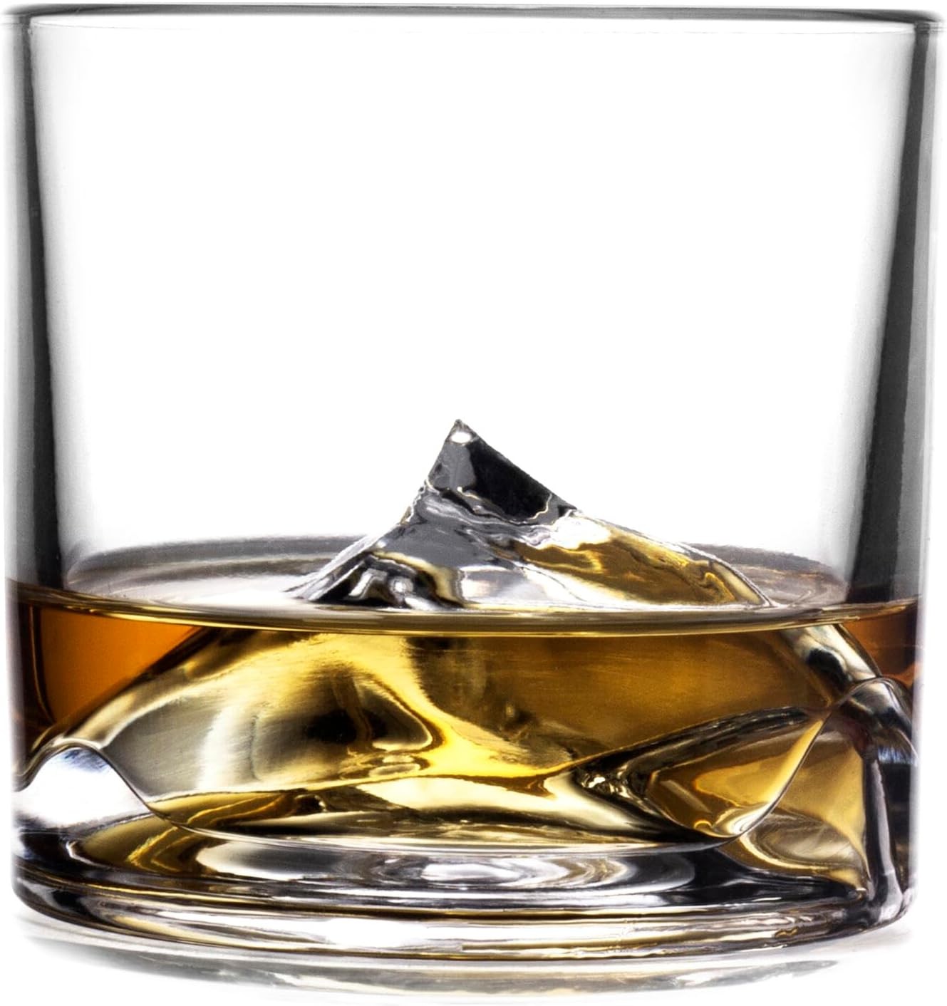 Everest Mountain Whiskey Glasses Set of 2 – 270ml Freeze-Chill Crystal Tumblers