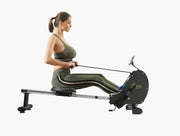 Foldable Magnetic Rowing Machine 8-Level Resistance Bluetooth LCD Home 110KG