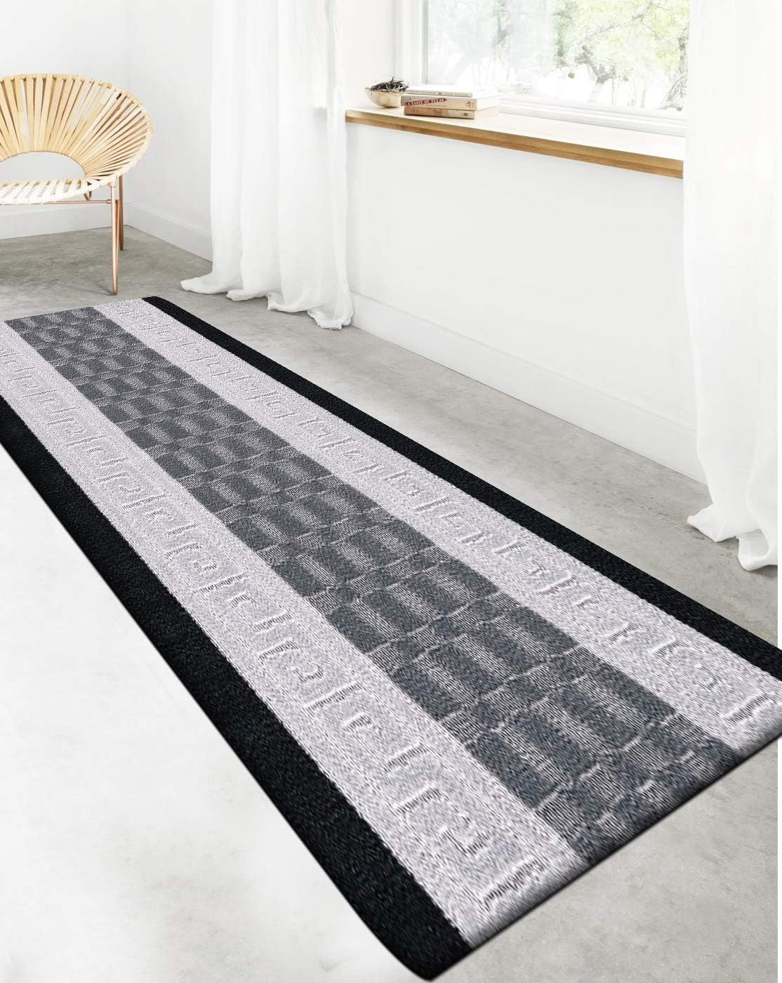 Extra Long Non-Slip Runner Rug 80x300cm Waterproof Hallway Kitchen Floor Mat