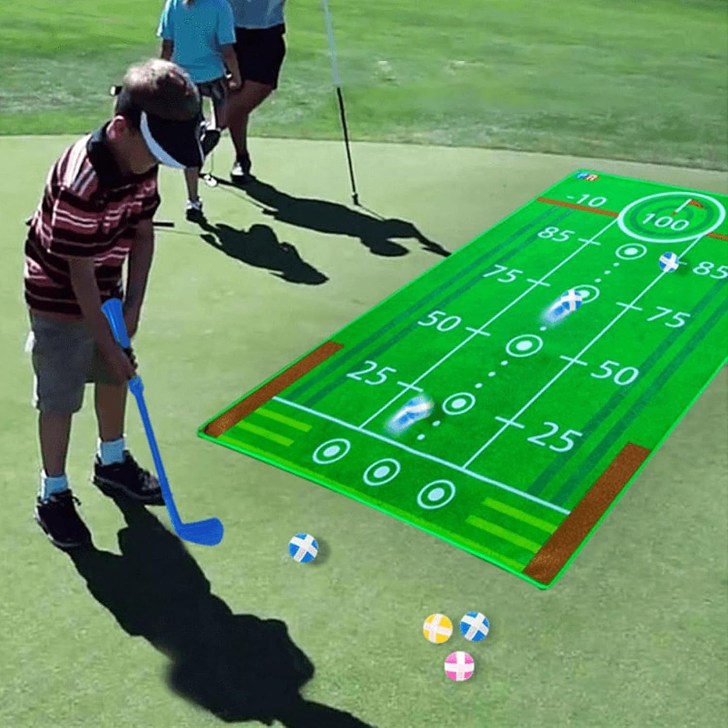 Golf Training Mat Interactive Swing Practice Trainer for All Ages