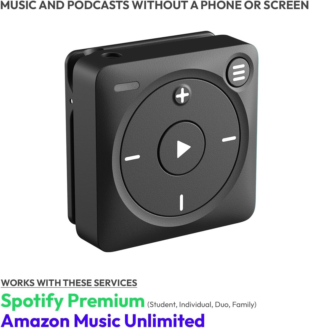 Mighty 3 Spotify Amazon Music Player Portable Screen-Free Offline