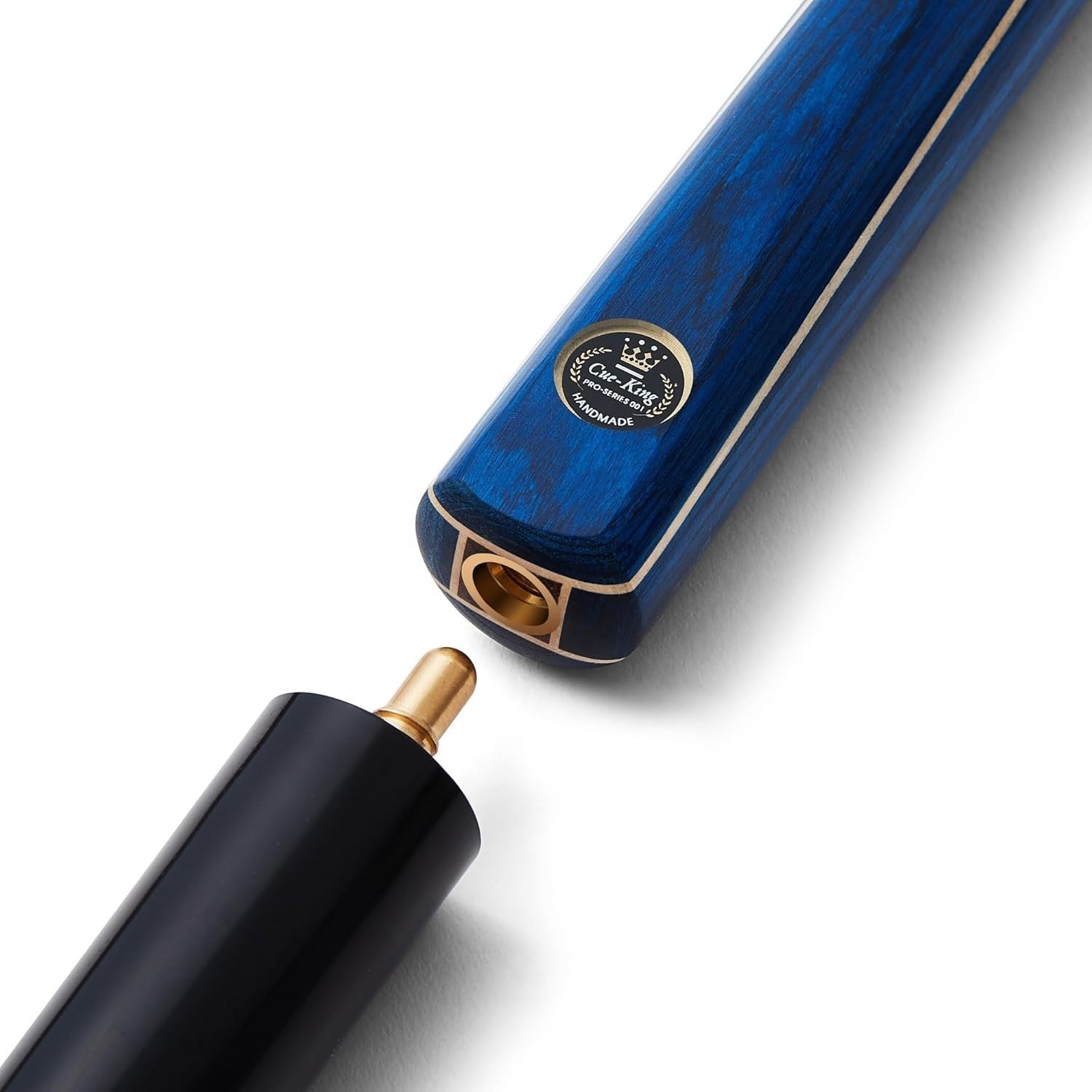 Handmade 57in Snooker Pool Cue 19oz 9.5mm Tip 3/4 Joint Case