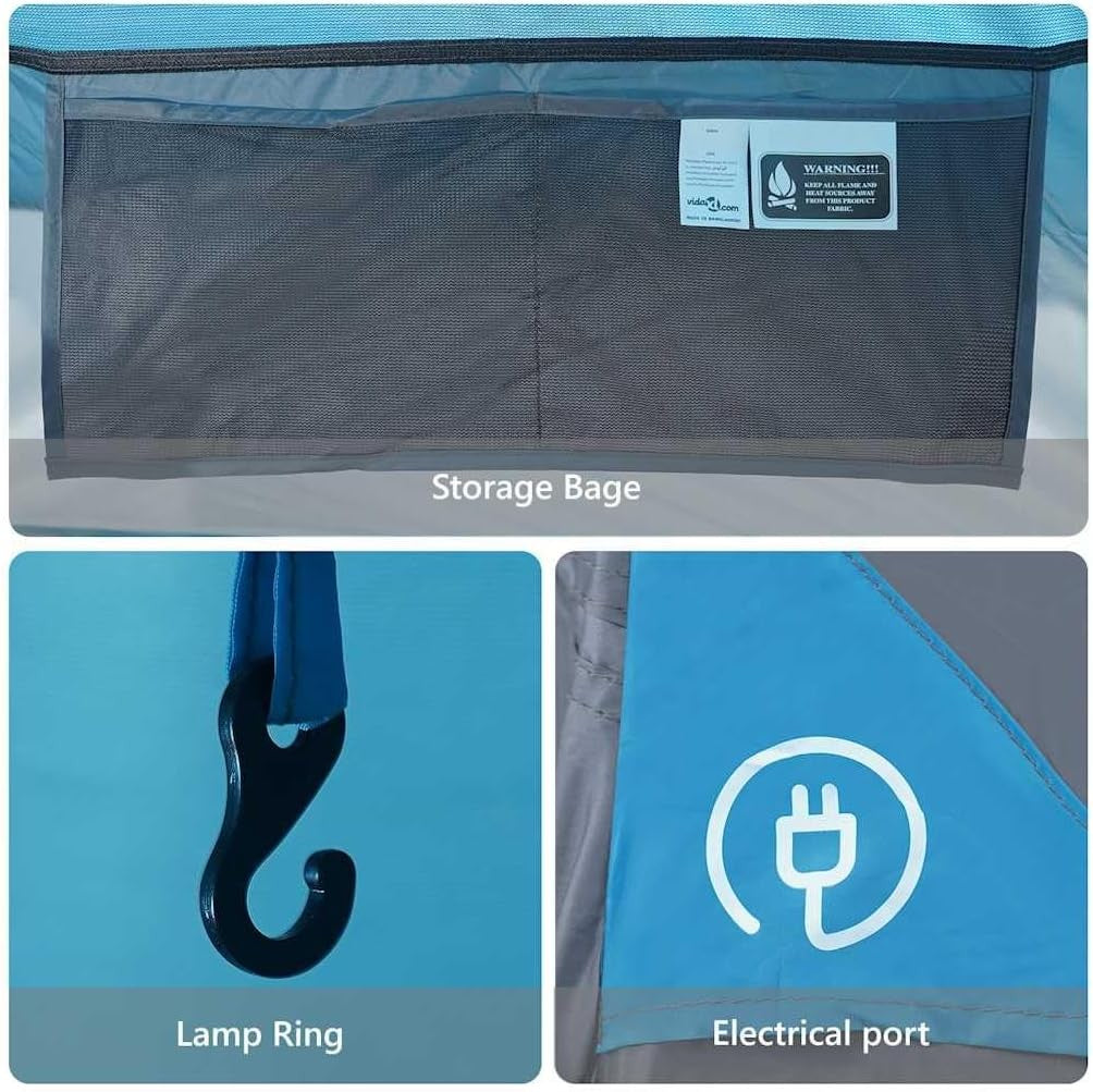 4 Person Waterproof Camping Tent Dome Family Festival Outdoor Shelter