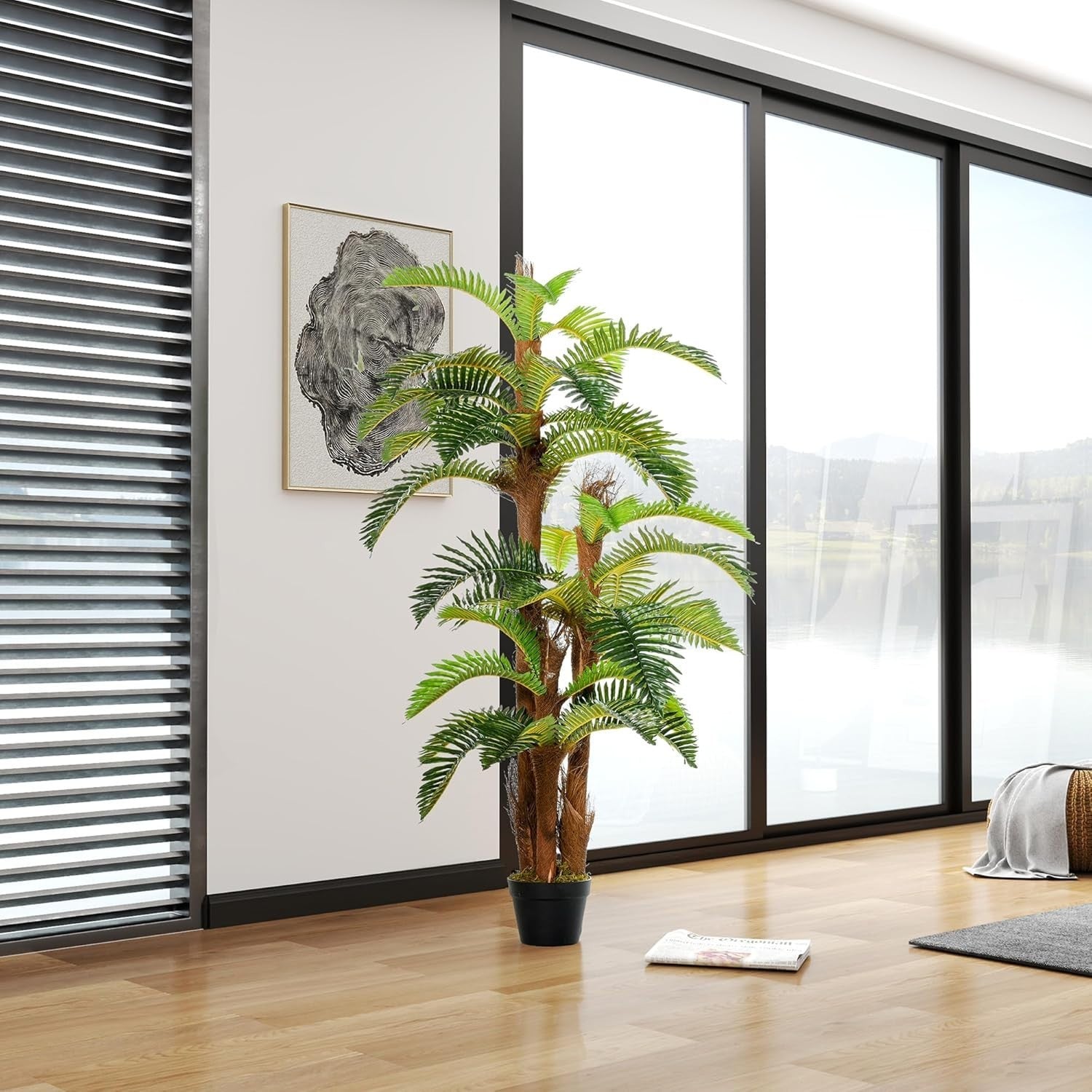 Artificial Tropical Fern Tree 150cm / 5FT  Faux Green Plant Potted Home Decor