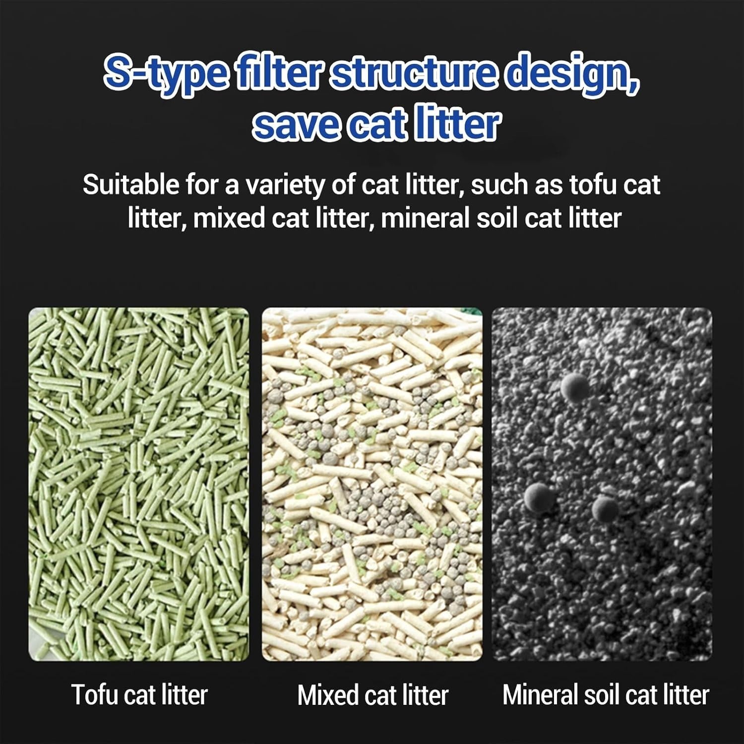 Self Cleaning Cat Litter Box App Control Open Top Smart Auto XL