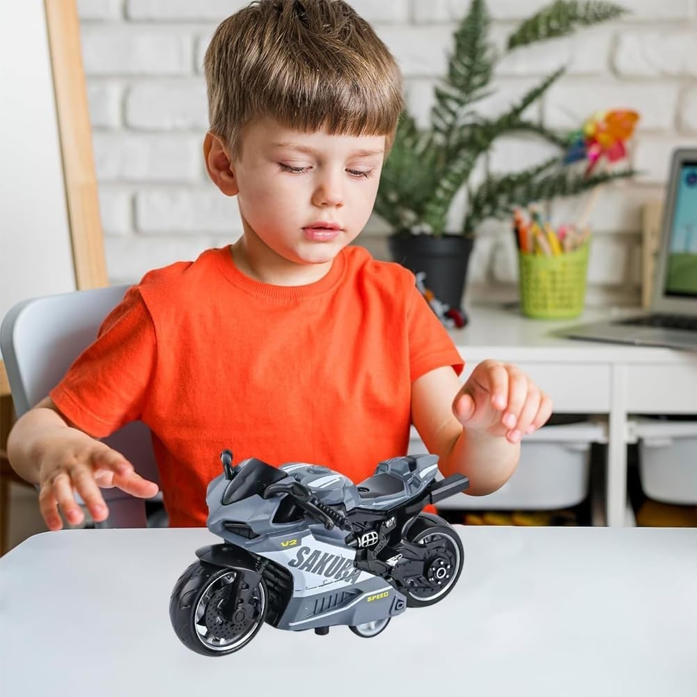 Realistic Motorcycle Toy Model 9x5cm | Safe, Durable, Kid-Friendly Gift