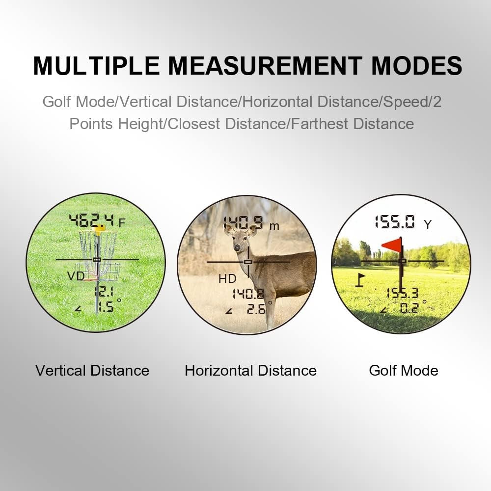 Golf Rangefinder 1500 Yards Laser Distance Meter Feet Yards Compact