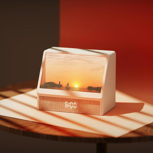 Sunrise Wake Up Light Alarm Clock Bluetooth Speaker Night Lamp Remote