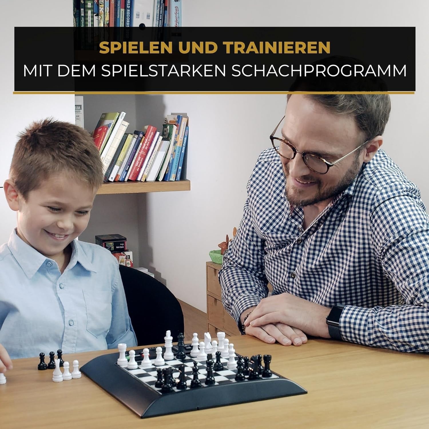 Advanced Electronic Chess Computer with 2000+ ELO Levels & Training Modes