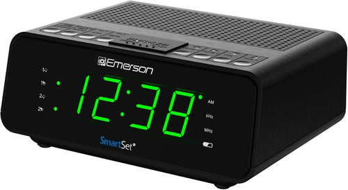 Alarm Clock Radio AM FM LED Display Dimmer Sleep Timer Bedside Clock