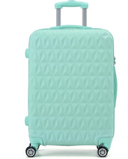 24 Inch Medium Hard Shell Suitcase Lightweight ABS Spinner Check In Luggage