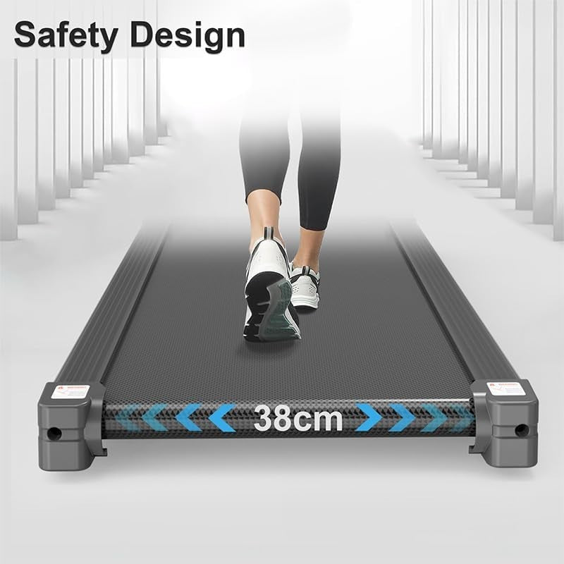 Foldable Bluetooth Treadmill Home Gym 10km/h App Compatible Compact