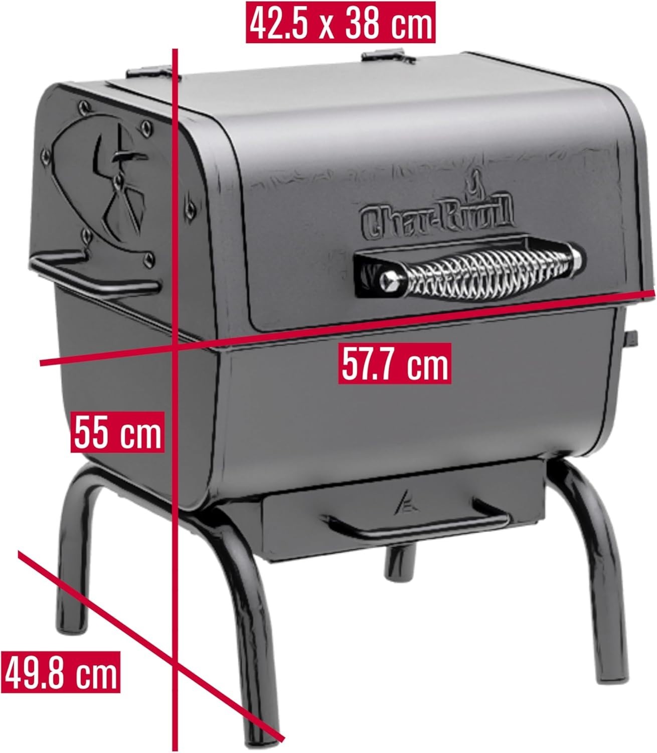 Portable Charcoal BBQ Grill with Adjustable Airflow | Outdoor Camping